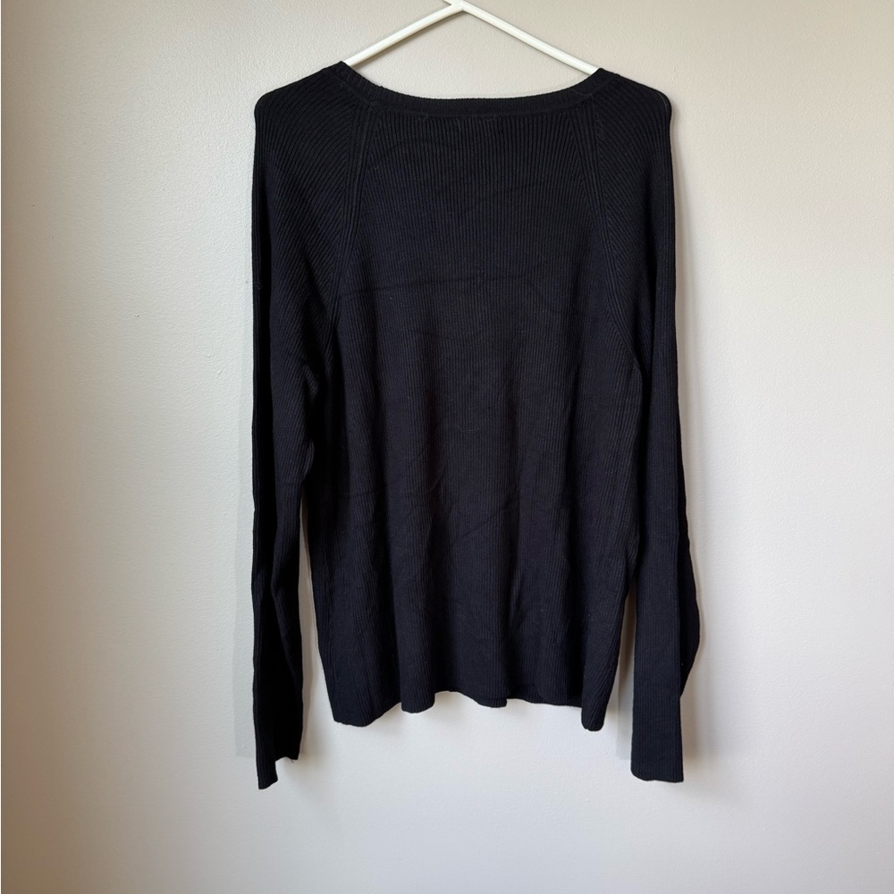 Halogen - Gold Button Rib Sweater - Picture 7 of 7